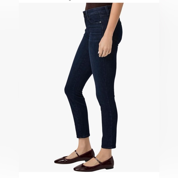 Women’s PAIGE Verdugo Ankle Jeans - dark blue- size 26 FLAW - Picture 12 of 12